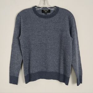 Banana Republic Sweater Italian Merino Yarn By Baruffa Blue Women Medium Unisex